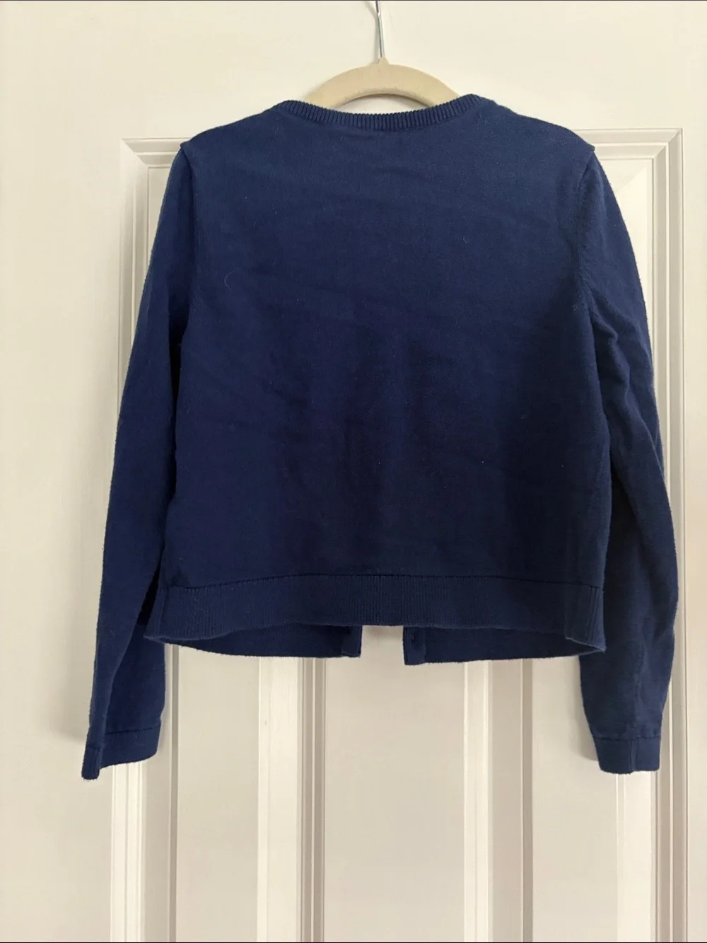 Carter's Navy Blue Button-Front Cardigan Sweater